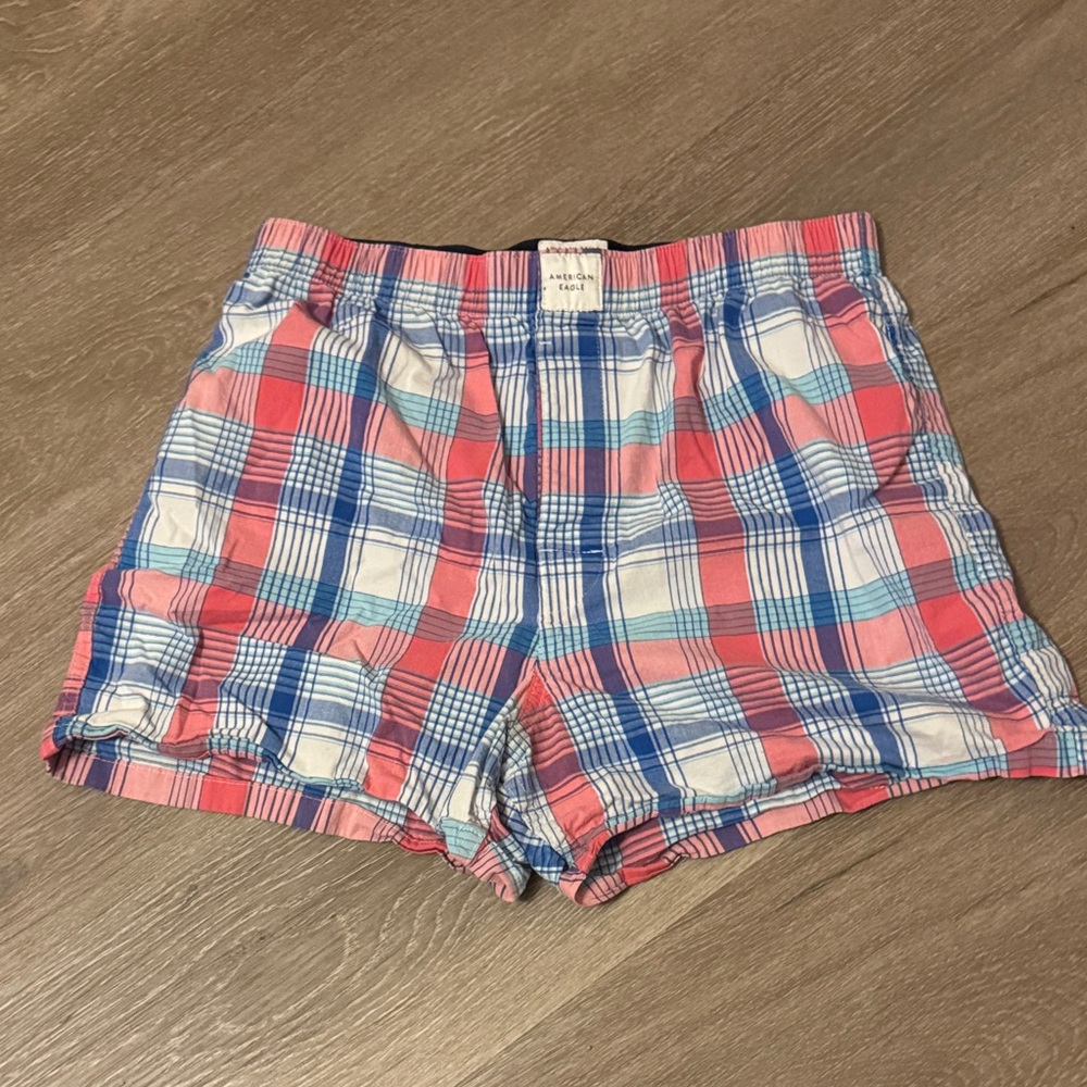 Men’s Plaid Cotton Boxers